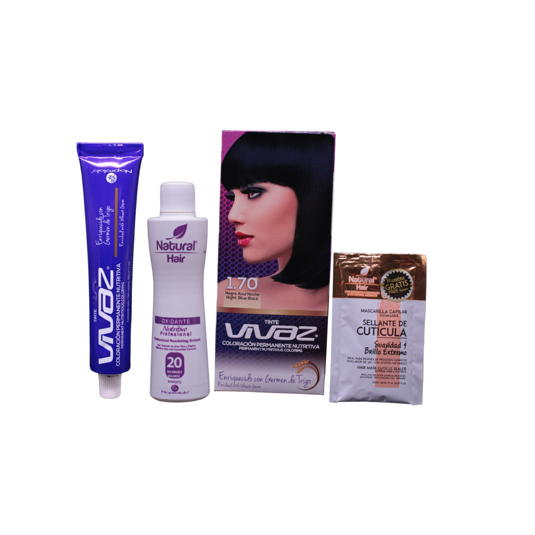 Kit Tinte 170 | Negro Azul Noche